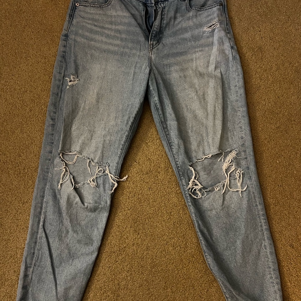 Distressed American Eagle Jeans
